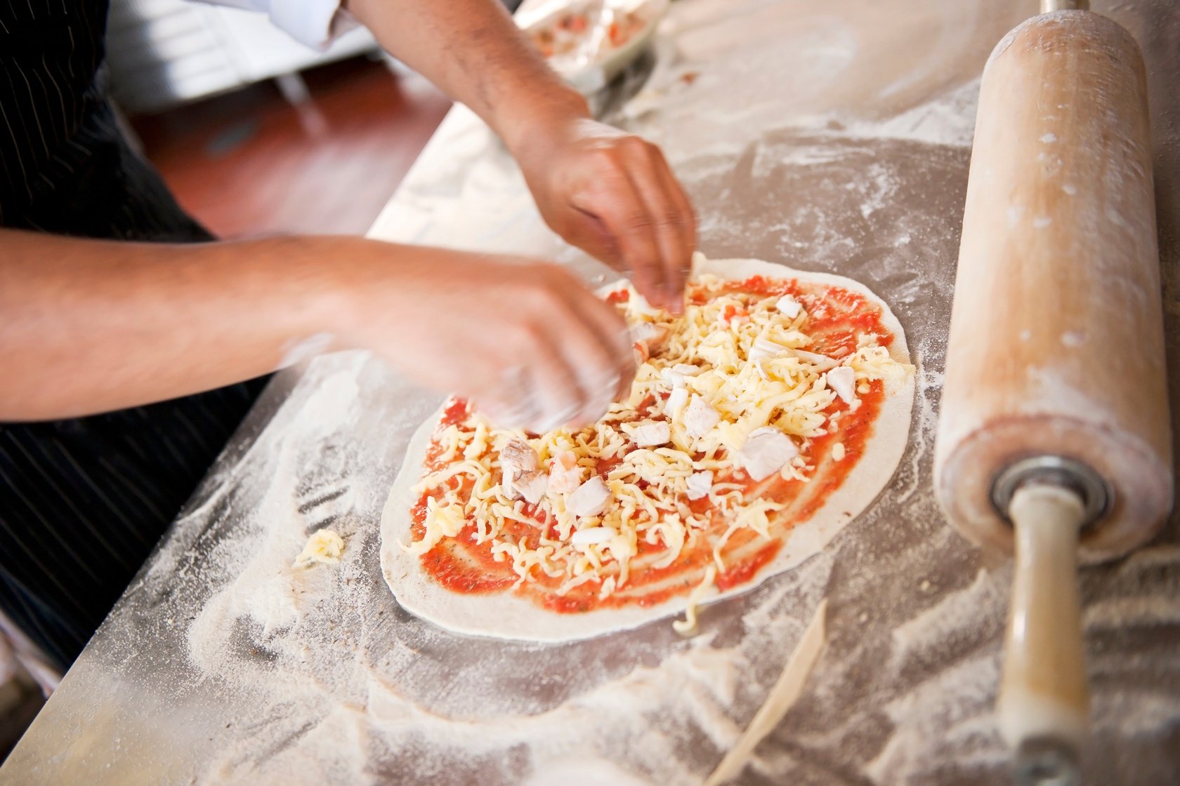 Pizza making